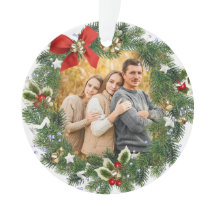 Foto da família Wreath Natal