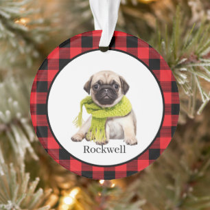Ornamento Foto de Animal de Estimação Personalizada