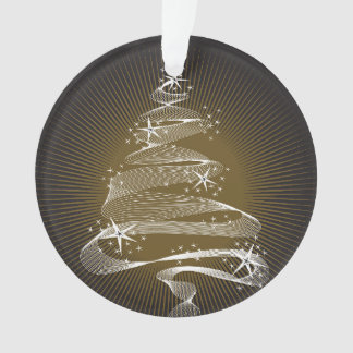 Ornamento Foto de Feriado de Na moda de Árvore de Natal com