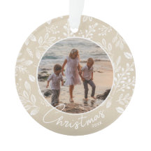 Foto de Natal da família - Ivory Acrylic