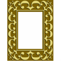 Ornamento de Quadro de ouro