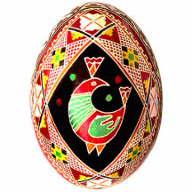 Ornamento Pysanky (Ovo de Páscoa Ucraniano)