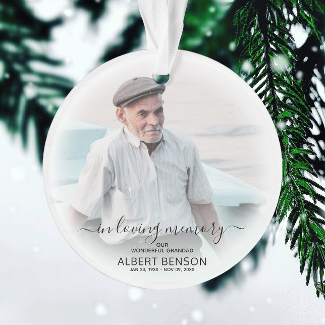 Ornamento Foto na moda no natal da memória adorável (Criador carregado)