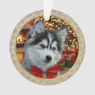 Ornamento Foto Personalizada de Animal de Estimação "Amor" c