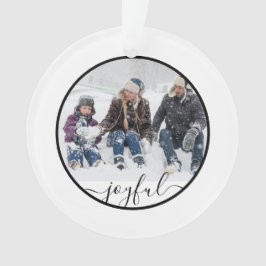 Ornamento Foto personalizada de tipografia alegre