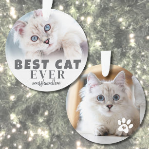 Ornamento Foto Personalizada do Melhor Gatinho Fofo
