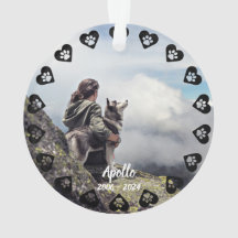 Foto personalizável Memorial Pet do Amor