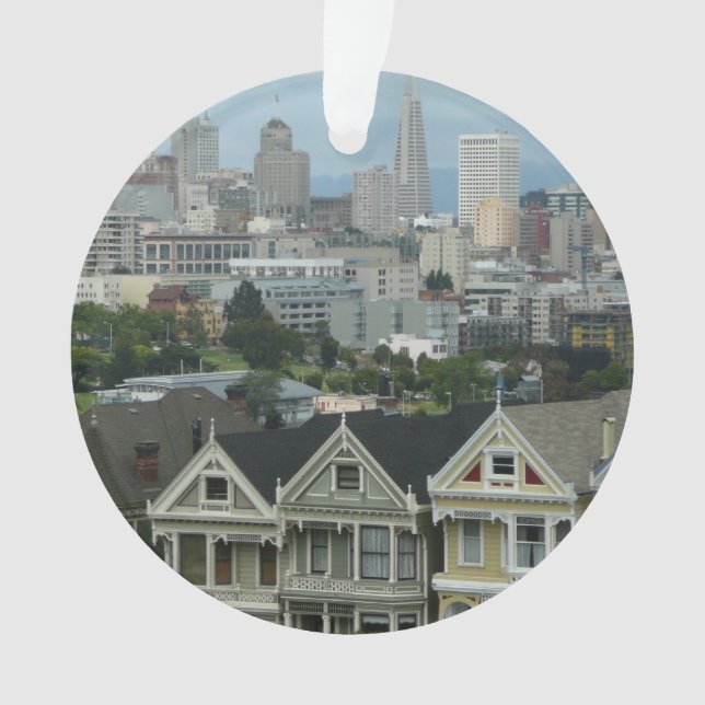 Ornamento Fotografia da Cena da Cidade do Cartaz em São Fran (Frente)