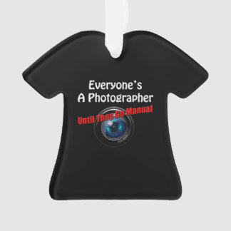 Ornamento Fotografia Engraçada - Fotógrafo Ir Citação Manual