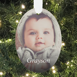 Ornamento Fotografia Personalizada Crie a sua