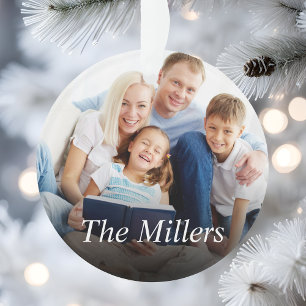 Ornamento Fotografia Personalizada Crie a sua