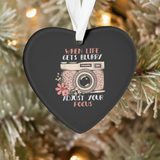 Ornamento Fotografia Quando A Vida Ficar Enevoada Ajuste Seu