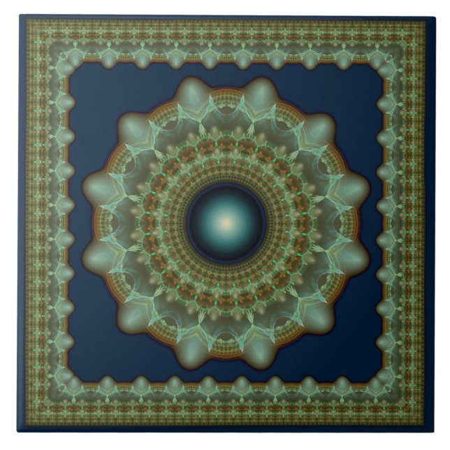 Ornamento fractal brilhante (Frente)