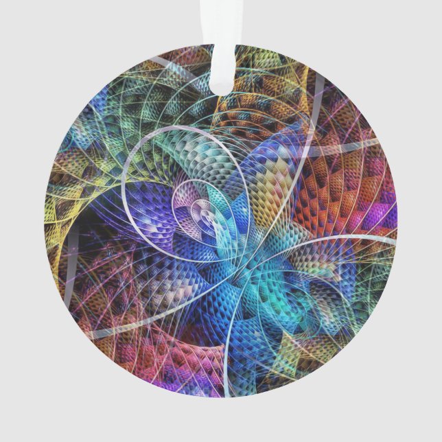 Ornamento Fractal de apófise abstrato X (Verso)