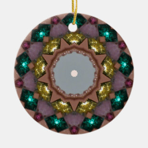 Ornamento Fratural de Cerâmica de Riqueza de Natal