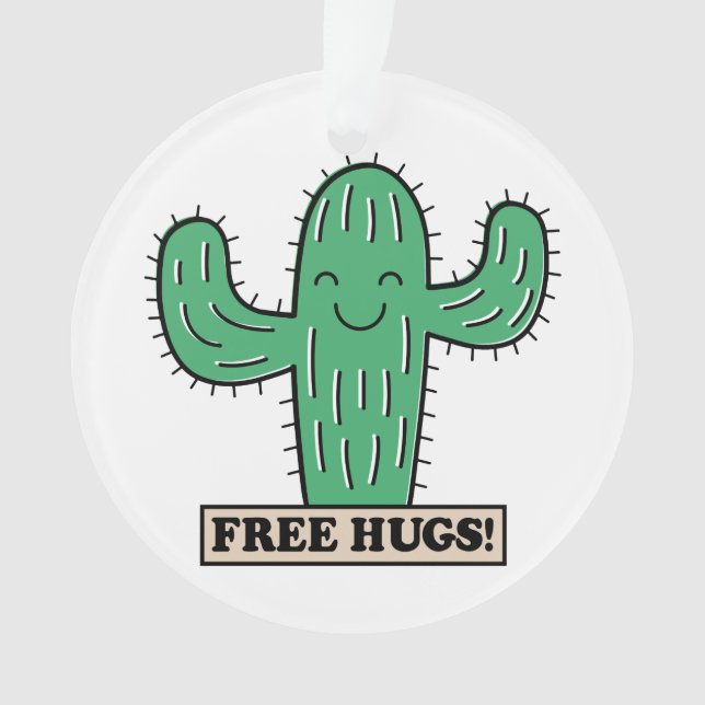 Ornamento Free Cactus Hugs (Frente)