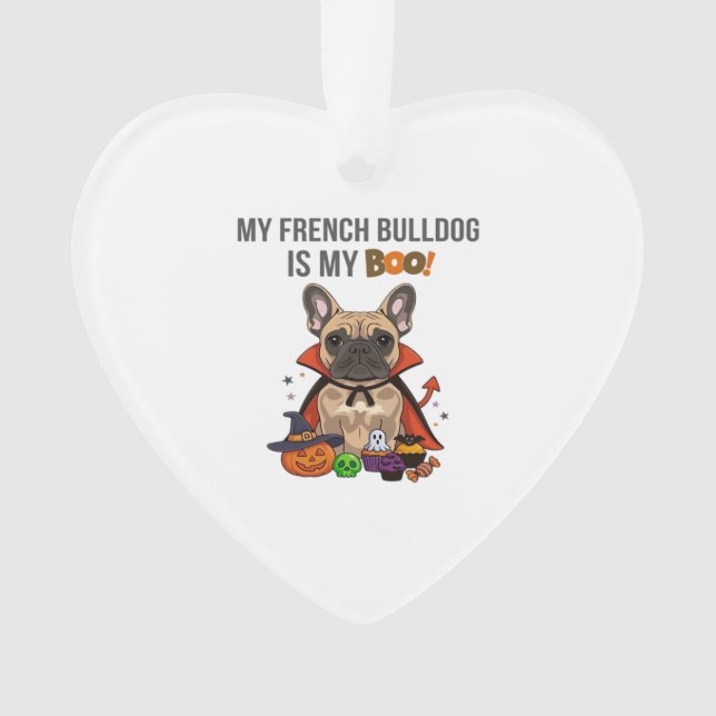 Ornamento French Bulldog Halloween Costume  My French Bulldo (Frente)
