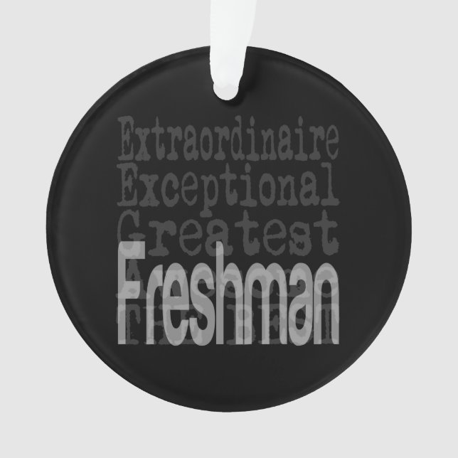 Ornamento Freshman Extraordinaire (Frente)