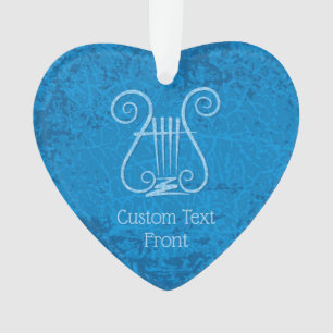 Ornamento Fundo de Lyre Azul
