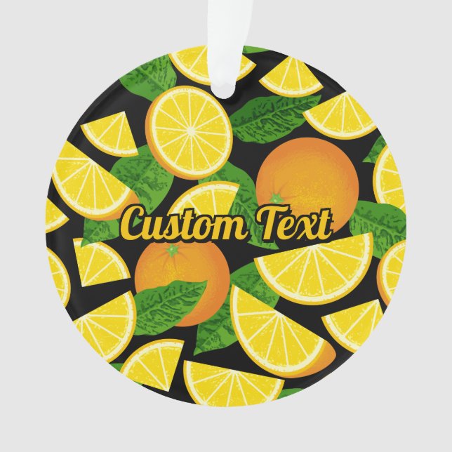 Ornamento Fundo Laranja (Frente)