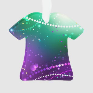 Ornamento Fundo Roxo Festivo do Carnaval