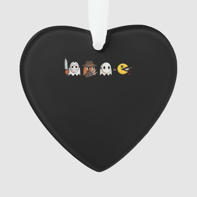 Ornamento Funny ghost parody of Halloween gamers (Frente)