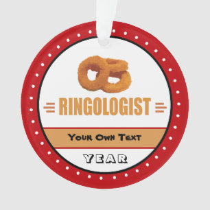 Ornamento Funny Onion Rings Lover's