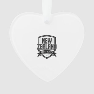 Ornamento Futebol da Nova Zelândia 2026 Futebol Bold Tipogra