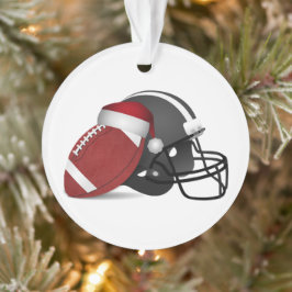 Ornamento Futebol De Natal E Capacete