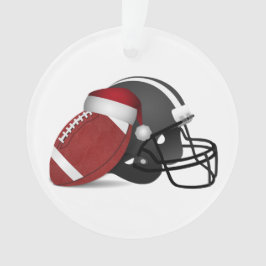 Ornamento Futebol De Natal E Capacete