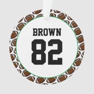 Ornamento Futebol Name Team Cores Modernos Esporte