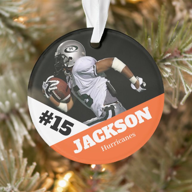 Ornamento Futebol personalizado de manutenção de esportes de (Árvore)