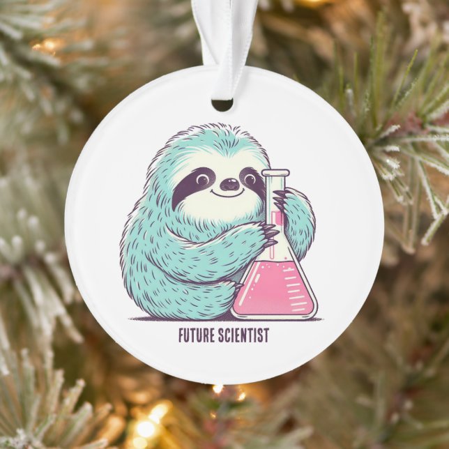 Ornamento Futuro Cientista Sloth (Árvore)