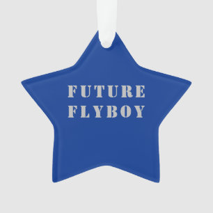 Ornamento Futuro Flyboy Militar Personalizado