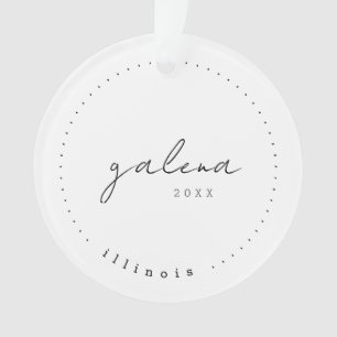 Ornamento Galena, IL Viagem Estados Unidos Simples