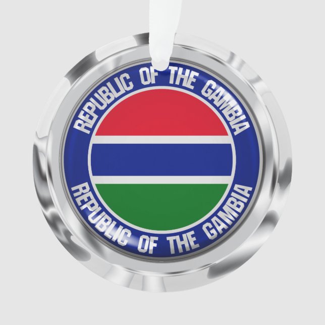 Ornamento Gambia Round Emblem (Frente)