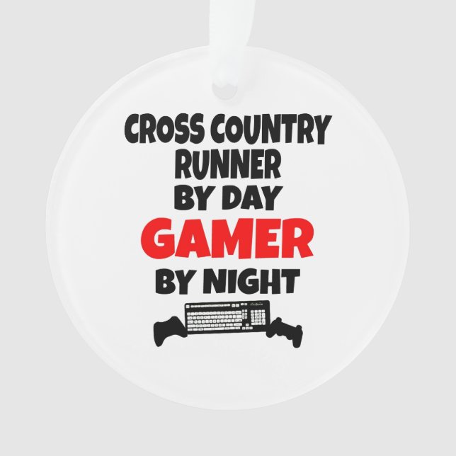 Ornamento Gamer Cross Country Runner (Frente)