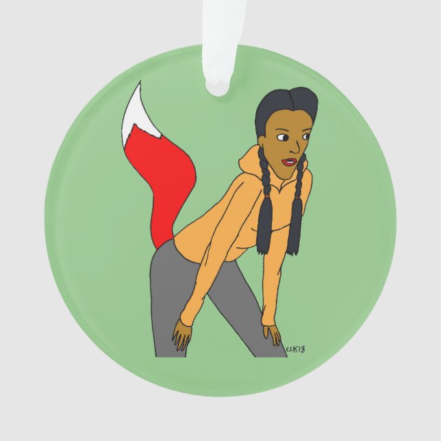 Ornamento garota foxy (Frente)