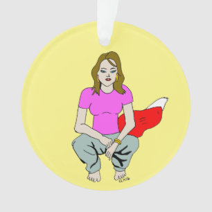 Ornamento garota foxy
