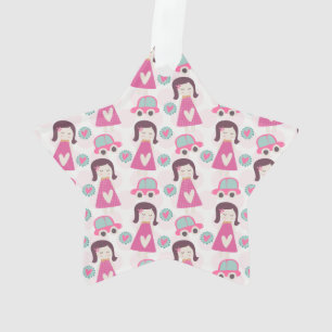 Ornamento Garotas indo a lugares