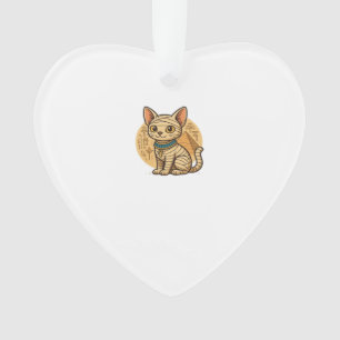 Ornamento Gatinha Mamãe Fofa � Arte do Antigo Egito Camiseta