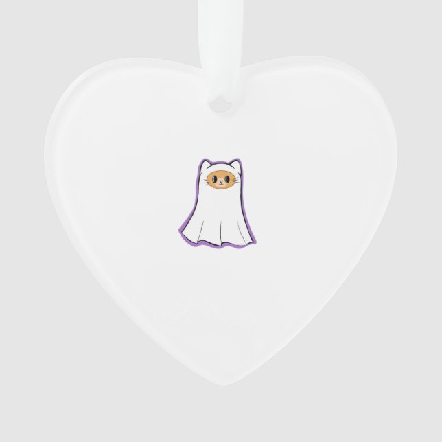 Ornamento gato fantasma Classic T-Shirt_3 (Frente)