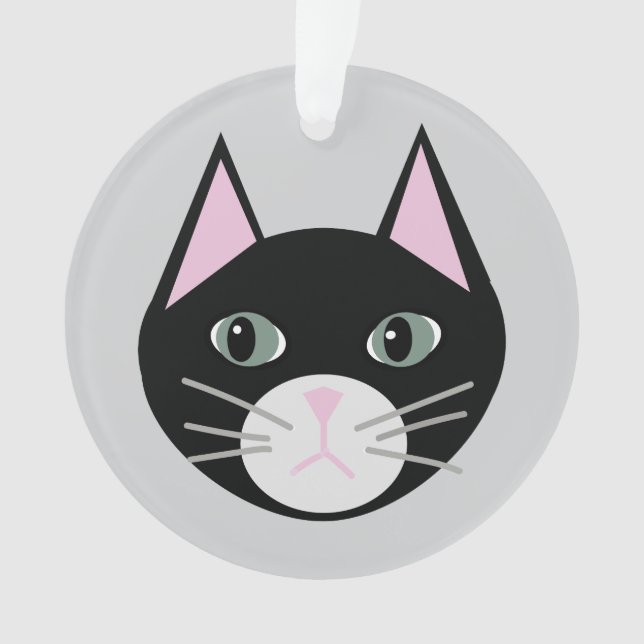 Ornamento Gato preto (Frente)