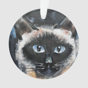 Ornamento gato siamês