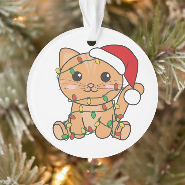 Ornamento Gatos De Inverno De Natal (Árvore)
