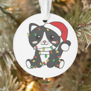 Ornamento Gatos De Inverno De Natal