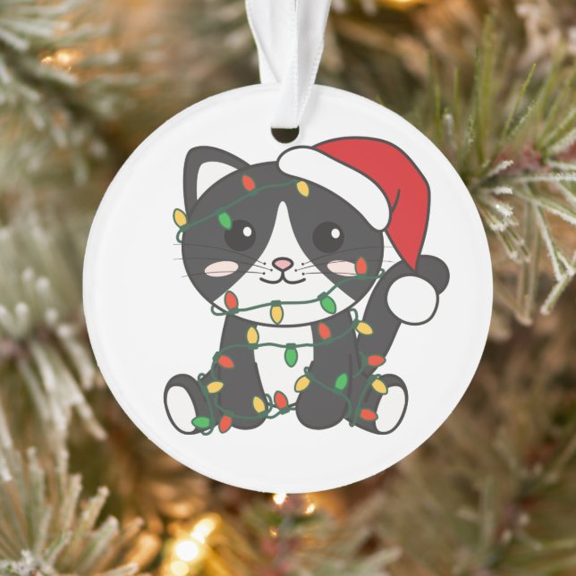 Ornamento Gatos De Inverno De Natal (Árvore)
