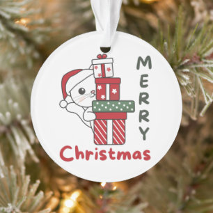 Ornamento Gatos De Natal Gato Presente Para Animais De Inver