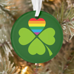 Ornamento Gay Lucky Clover