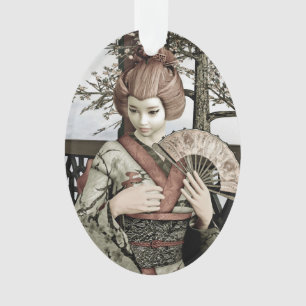 Ornamento Geisha Vintage
